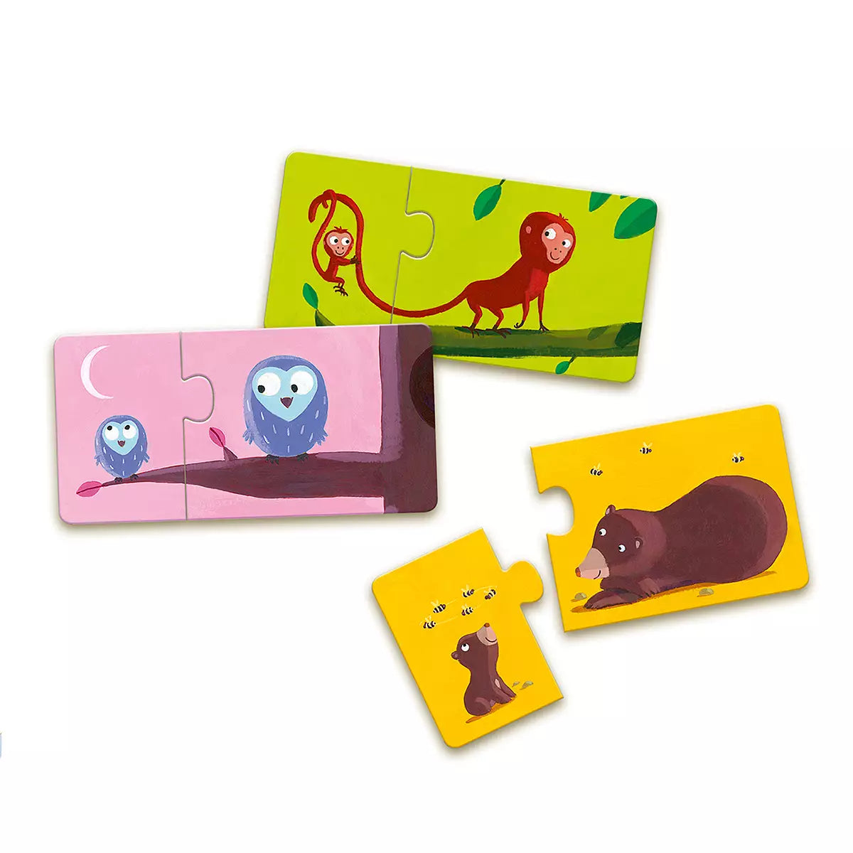 Puzzle-Duo Groß und Klein