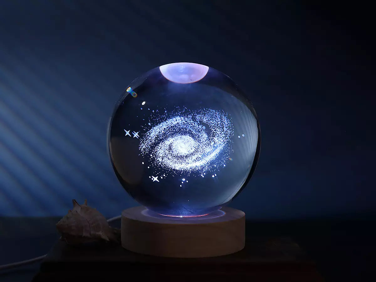 Lampe Kristallkugel groß Galaxy